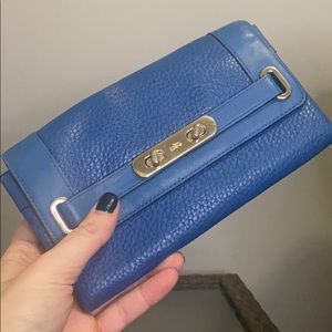 Blue Coach Wallet